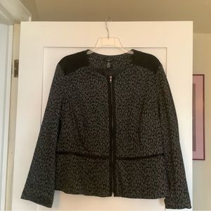 Like new black and gray jacket